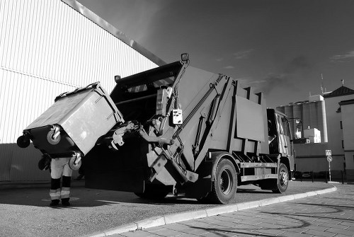 A clean street in Gerrards Cross highlighting waste removal services.